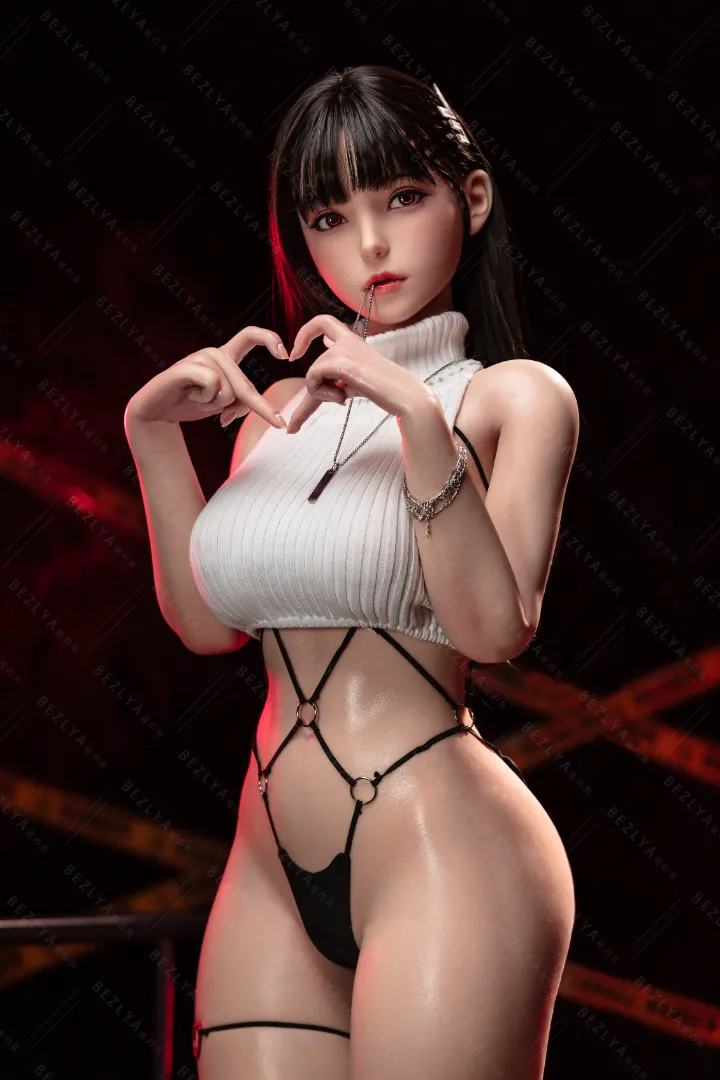 155cm (5ft1) E罩杯 輕量化 矽膠 性愛娃娃, ROS 头部 Violet